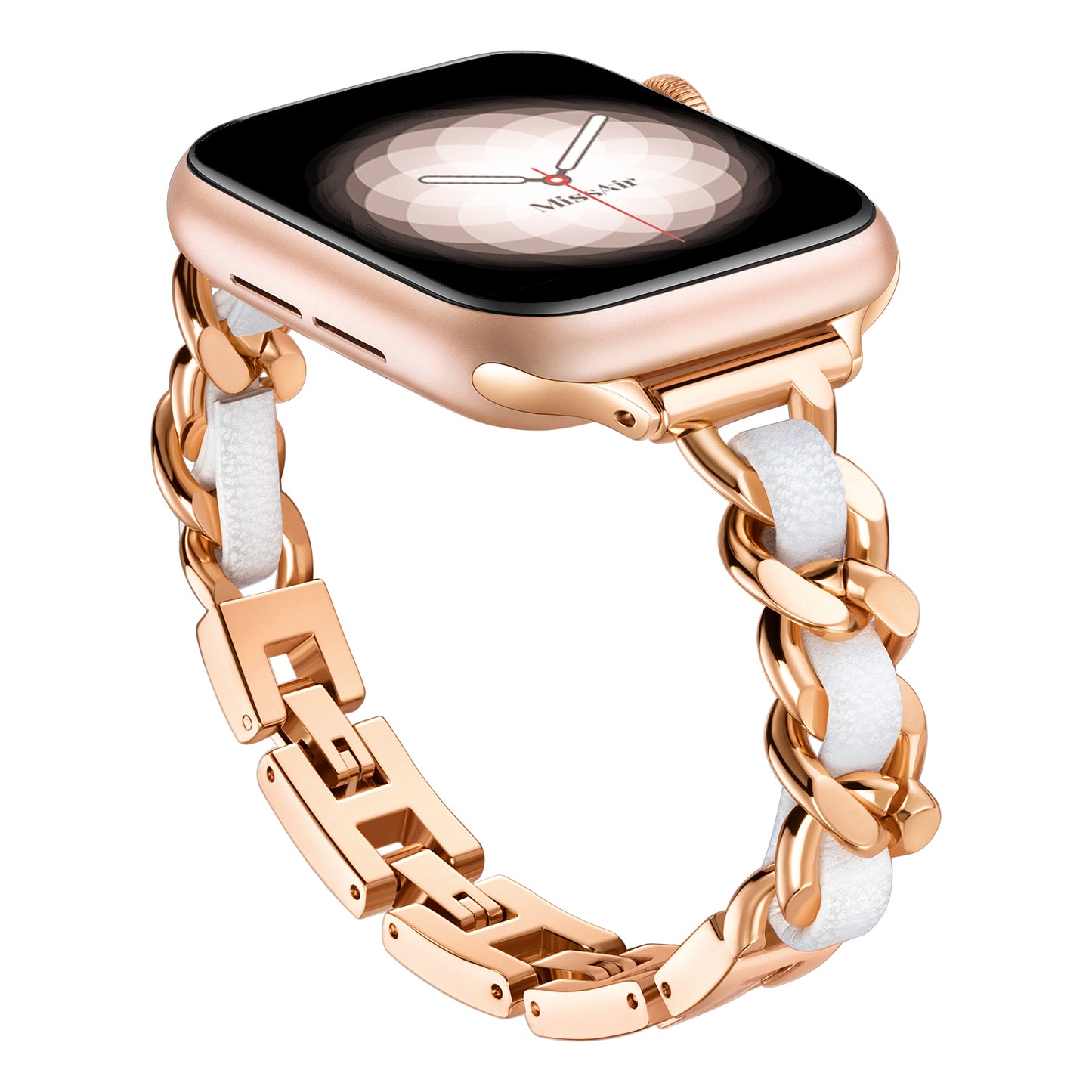 Luxe Tweed Metal Bracelet Band for Apple Watch