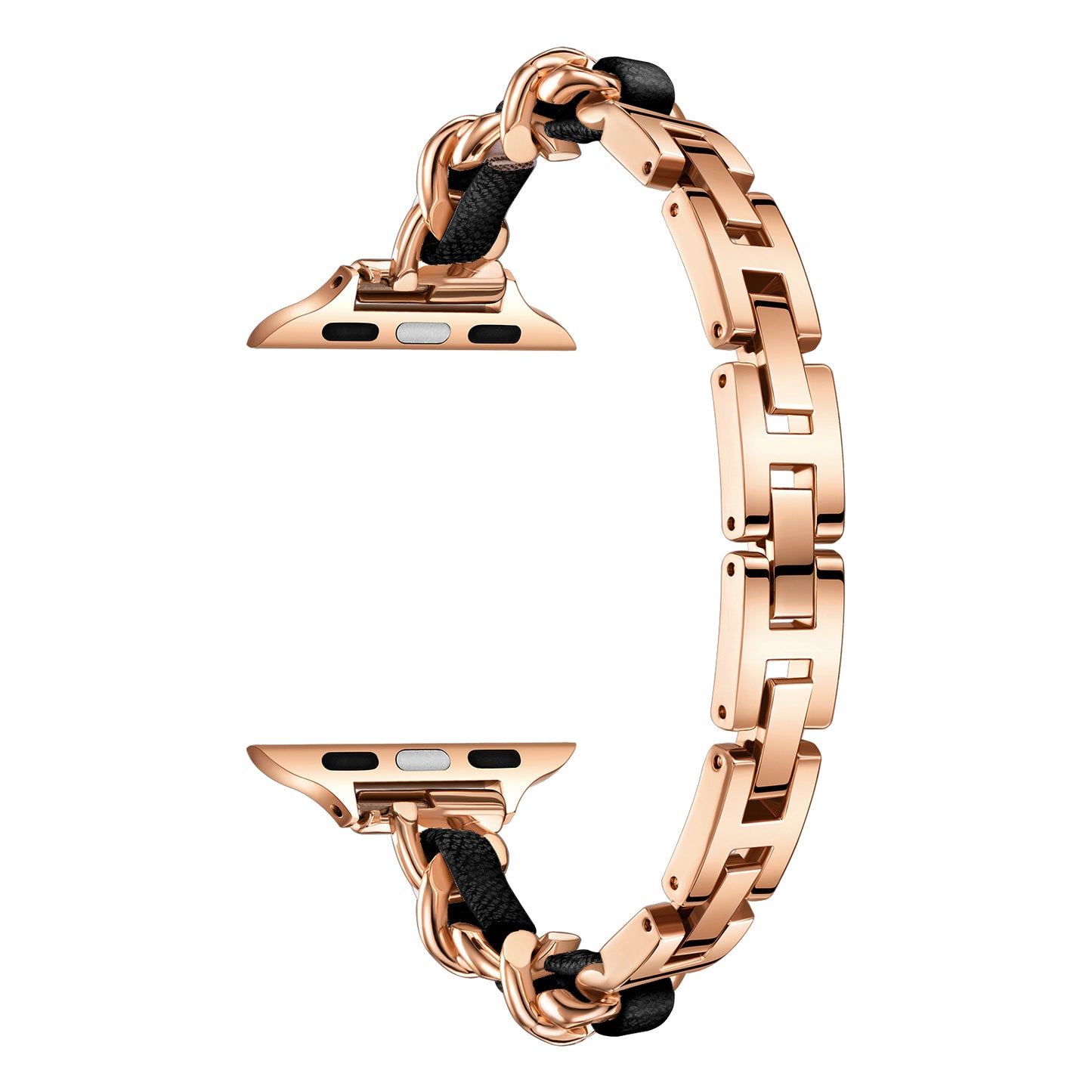 Luxe Tweed Metal Bracelet Band for Apple Watch