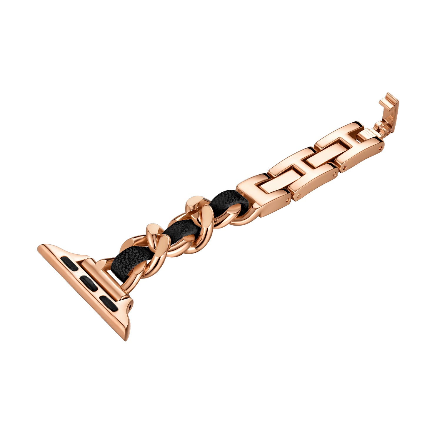 Luxe Tweed Metal Bracelet Band for Apple Watch
