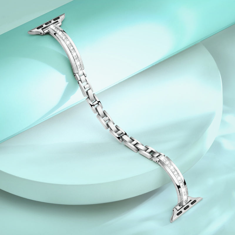 Golden Girl Slim Diamond Apple Watch Bracelet Band