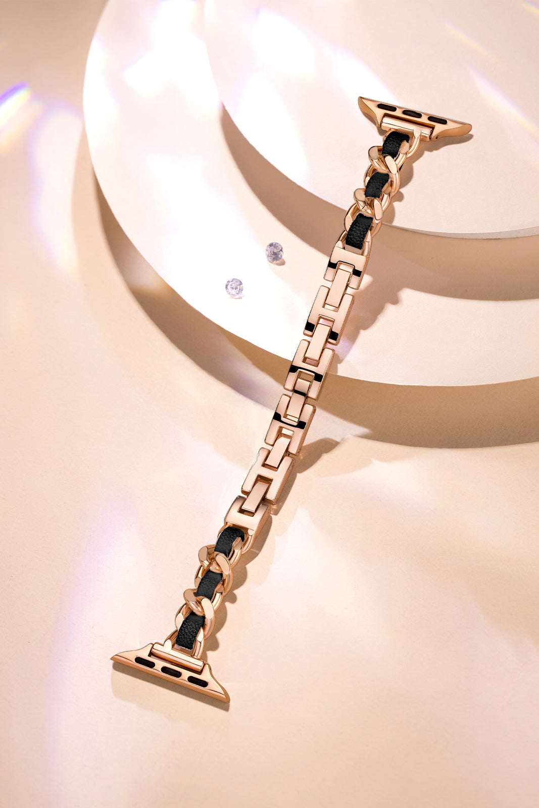 Luxe Tweed Metal Bracelet Band for Apple Watch