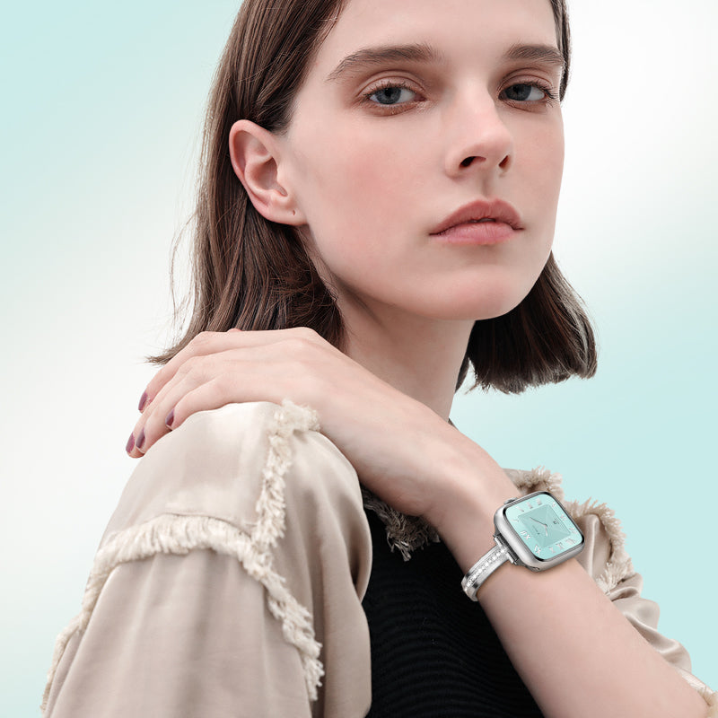 Golden Girl Slim Diamond Apple Watch Bracelet Band