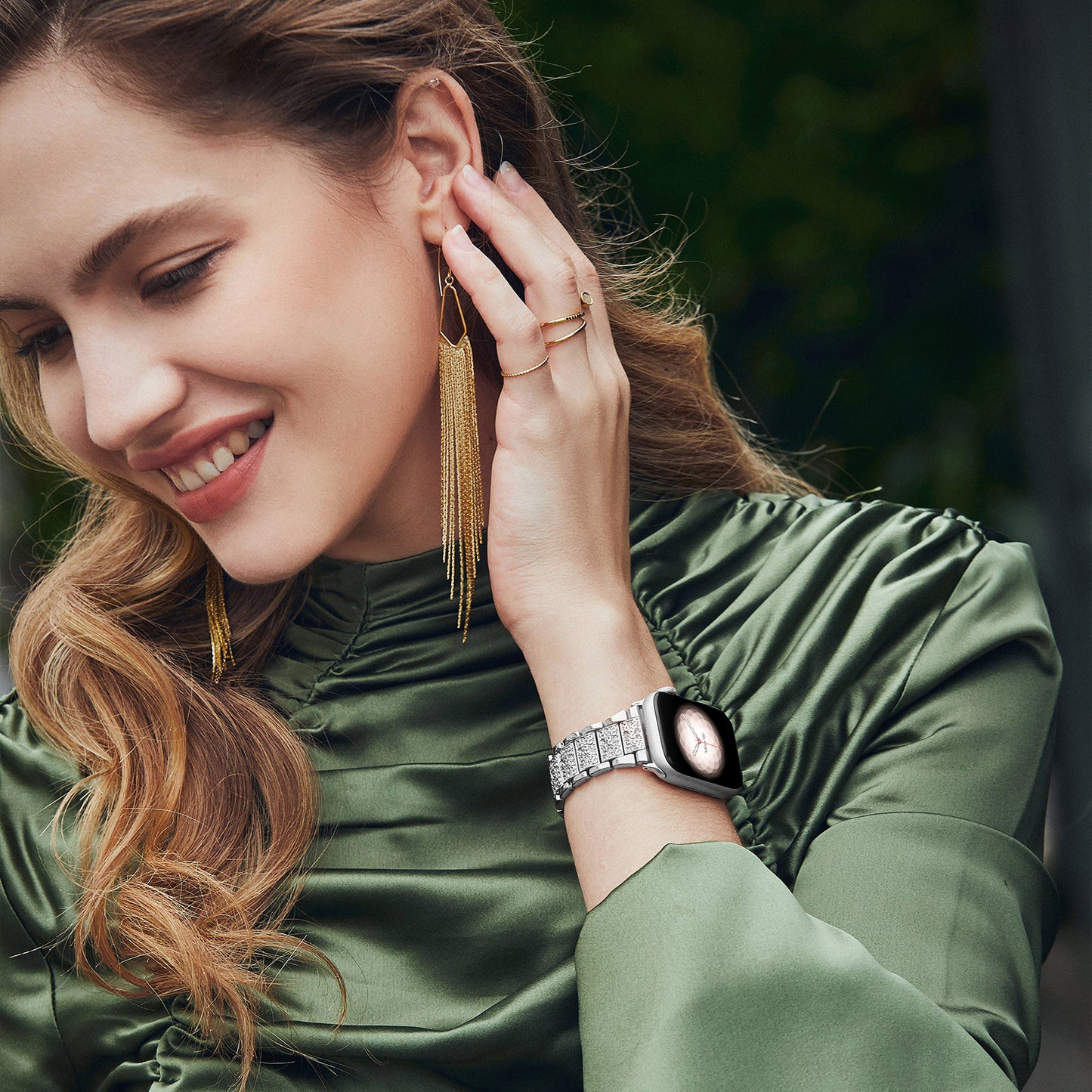 S-Shaped Stainless Steel Bracelet Band for Apple Watch