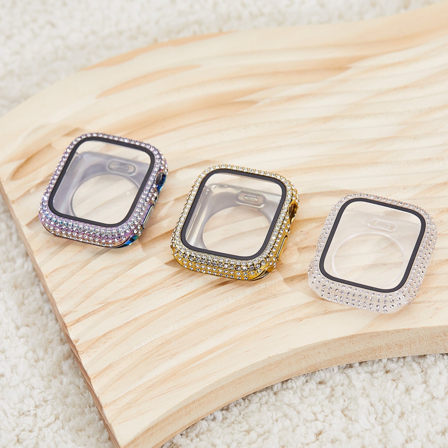 Full-Bling Diamond PC Case for Apple Watch
