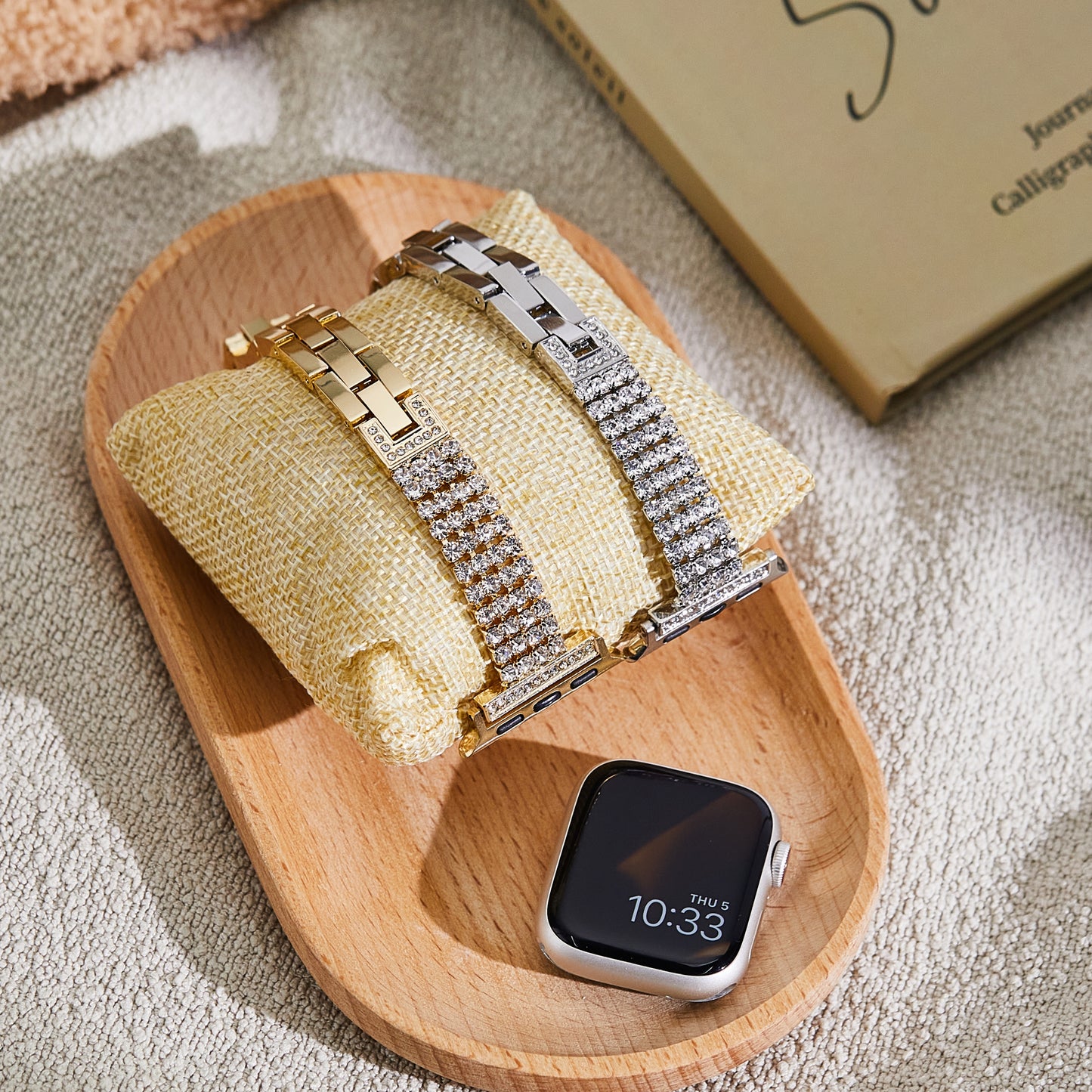 Starlit Bliss Diamond Bracelet Band for Apple Watch