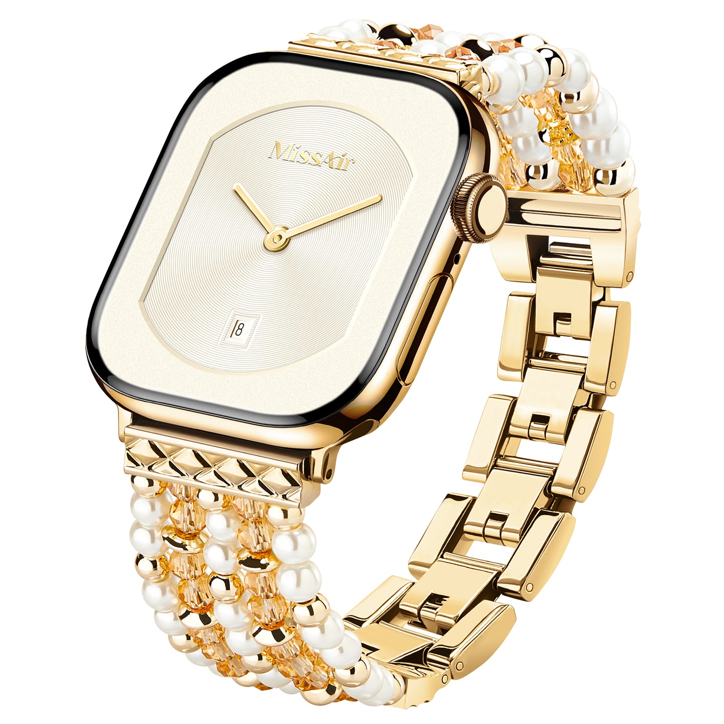 Bohemian Style Peral Beaded Bracelet Band for Apple Watch