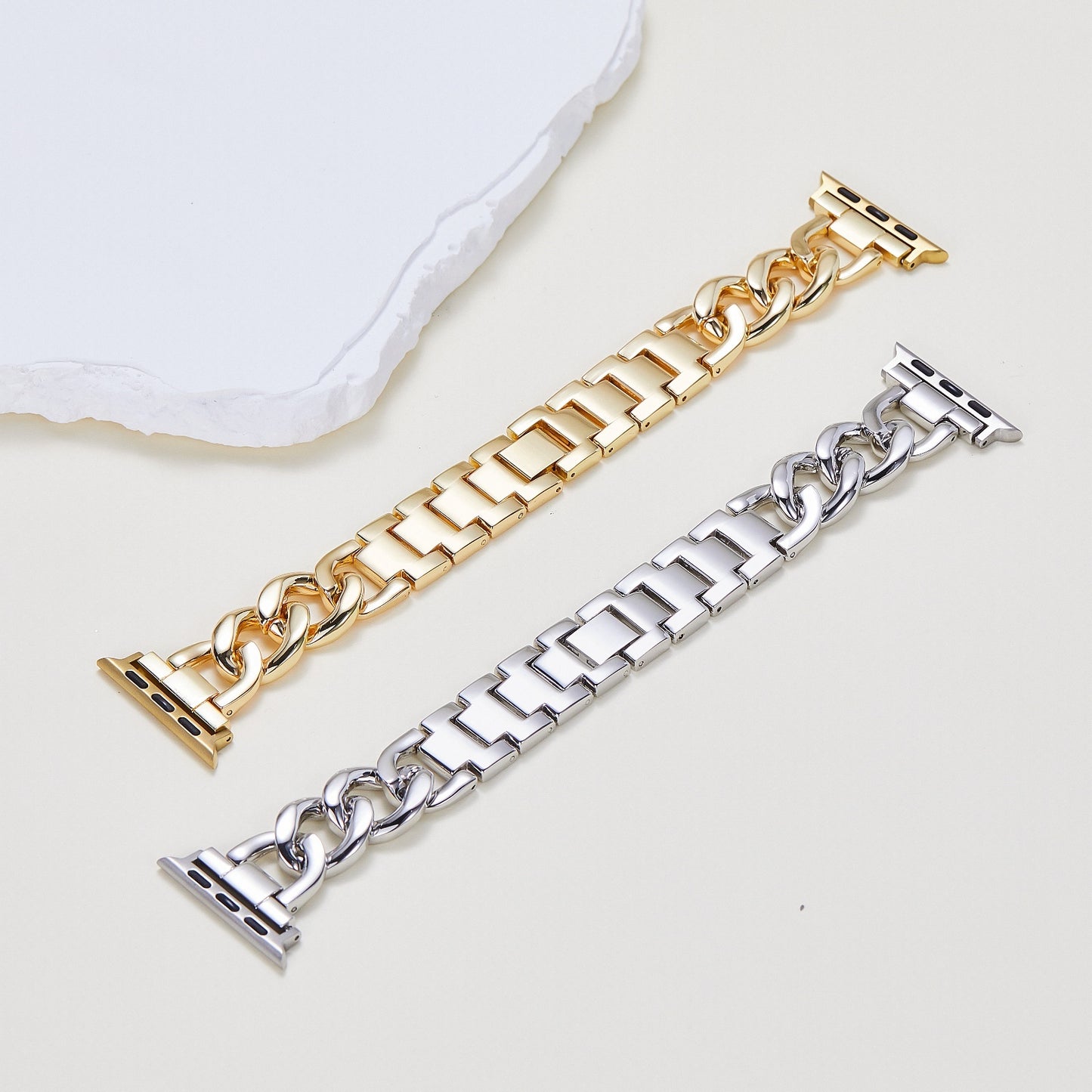 Chain Bracelet Apple Watch Band – 16k Gold Plated