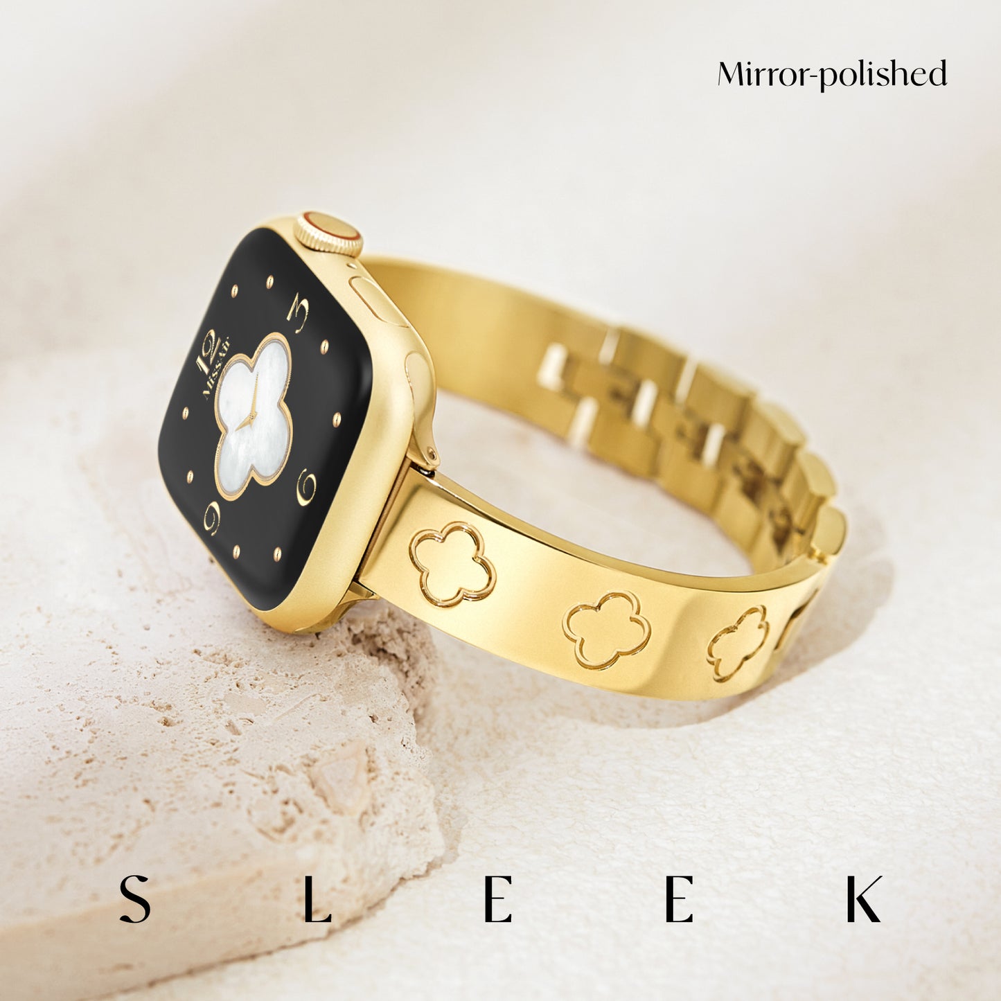 LOVE LUCK Four-Leaf Clover Bracelet Band for Apple Watch