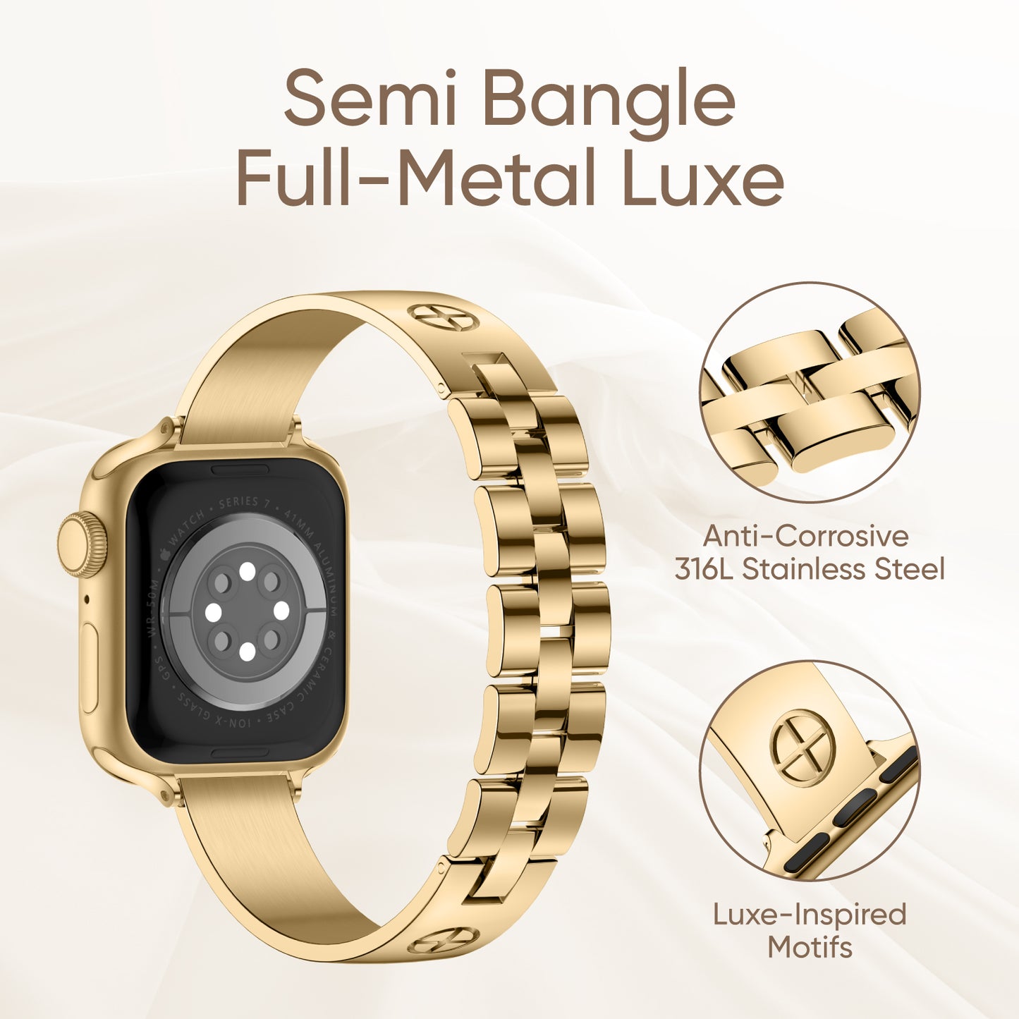 LOVE PLUS Luxury Bracelet Band for Apple Watch
