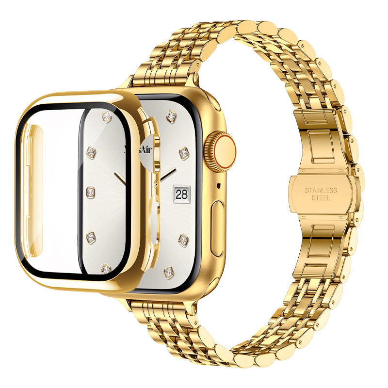 Luxury Stainless Steel Classic Band & PC Cover Case