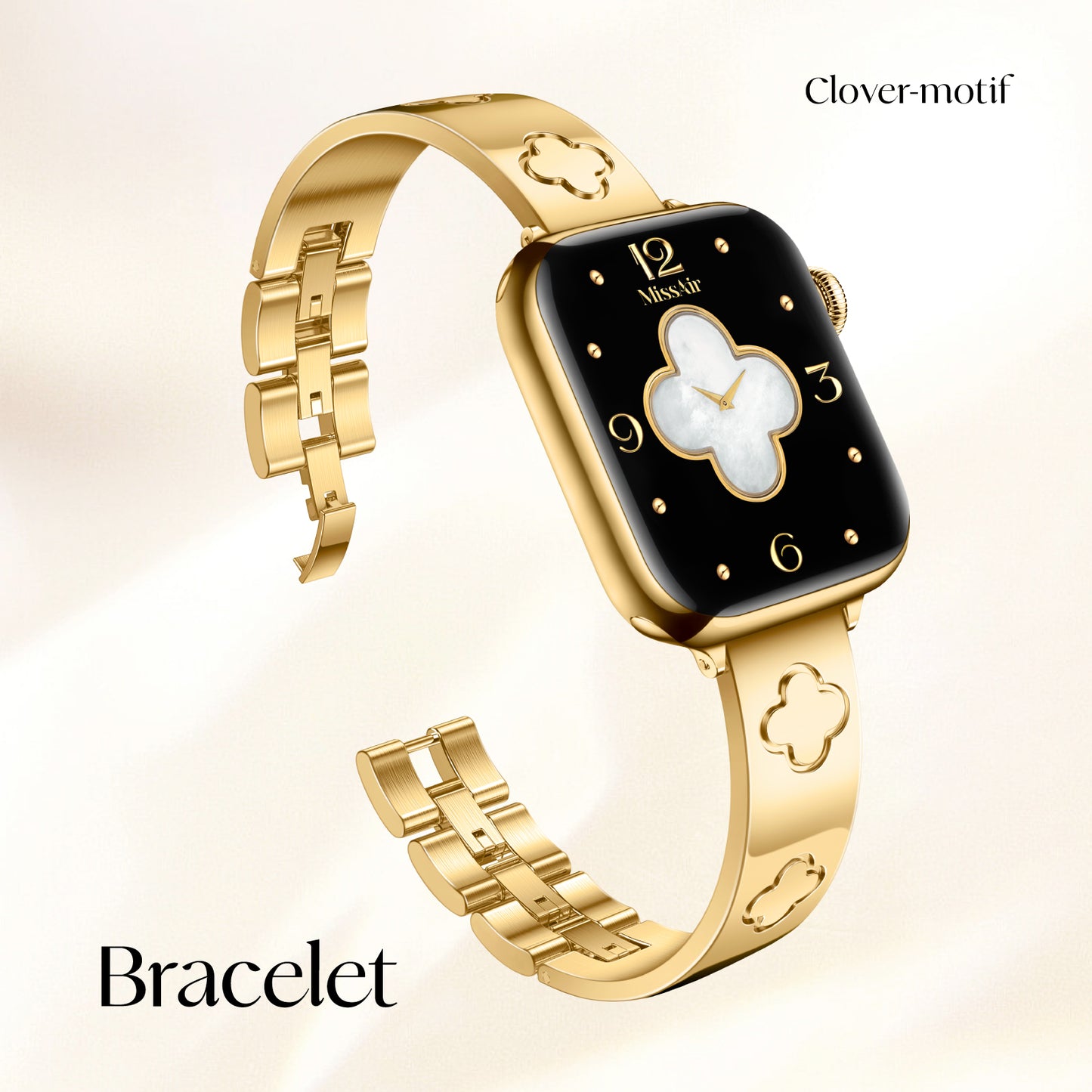 LOVE LUCK Four-Leaf Clover Bracelet Band for Apple Watch