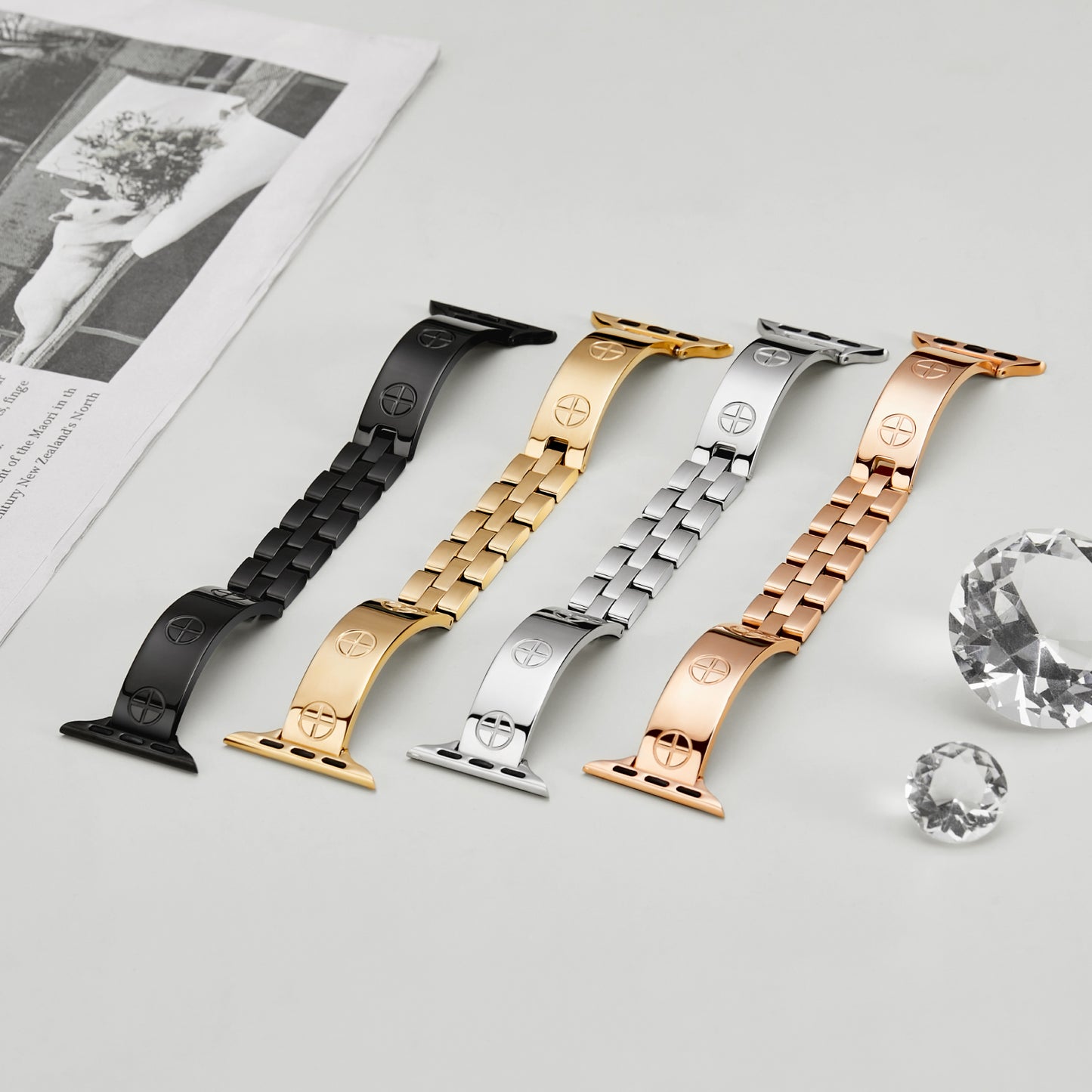 LOVE PLUS Luxury Bracelet Band for Apple Watch