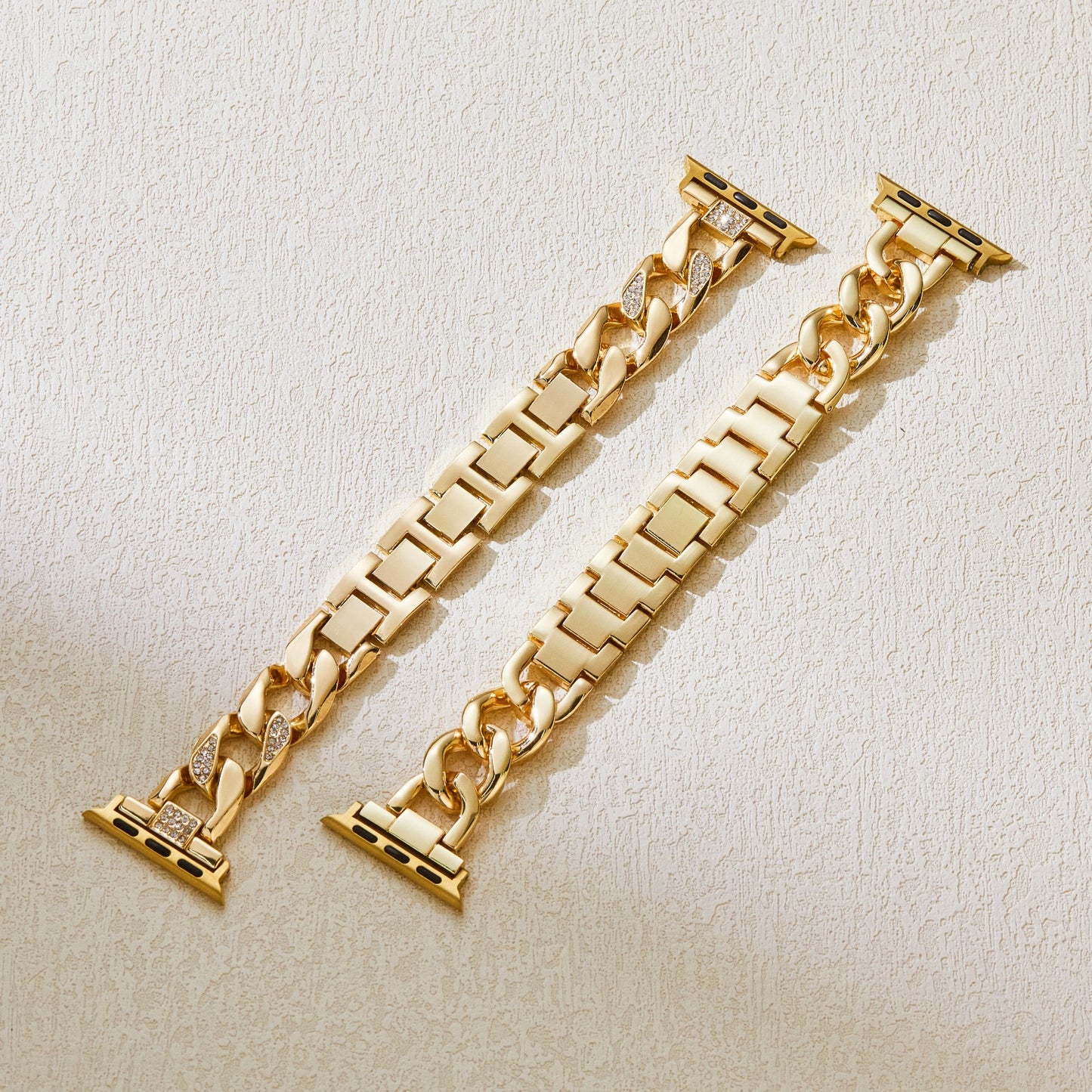 Luxury 14K Gold Chain Bracelet Band Compatible for Apple Watch
