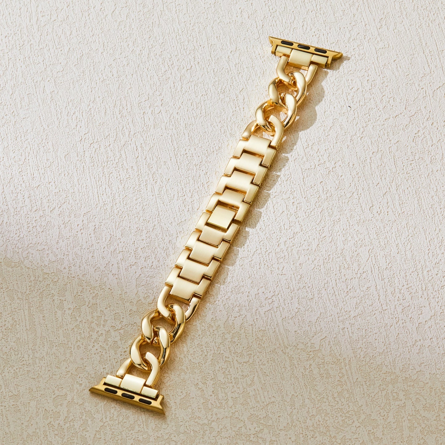 Luxury 14K Gold Chain Bracelet Band Compatible for Apple Watch