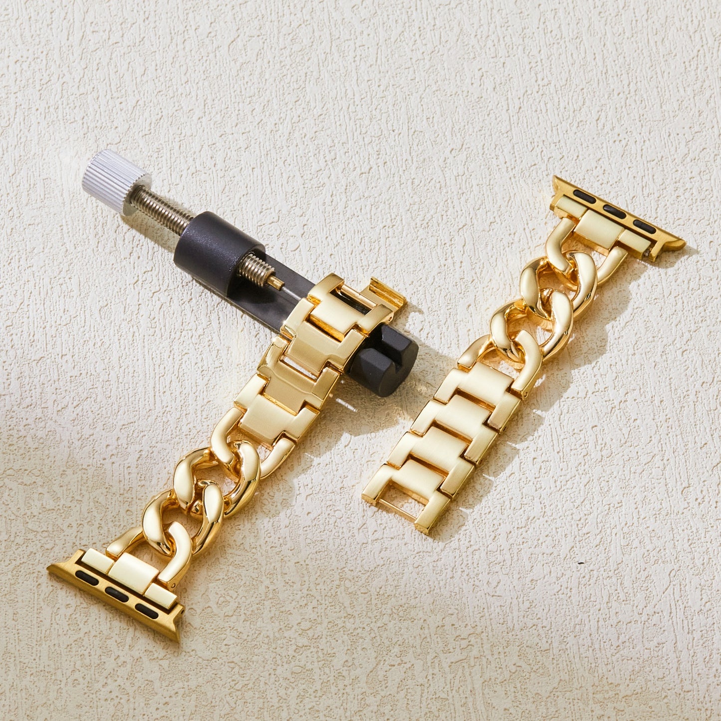 Luxury 14K Gold Chain Bracelet Band Compatible for Apple Watch