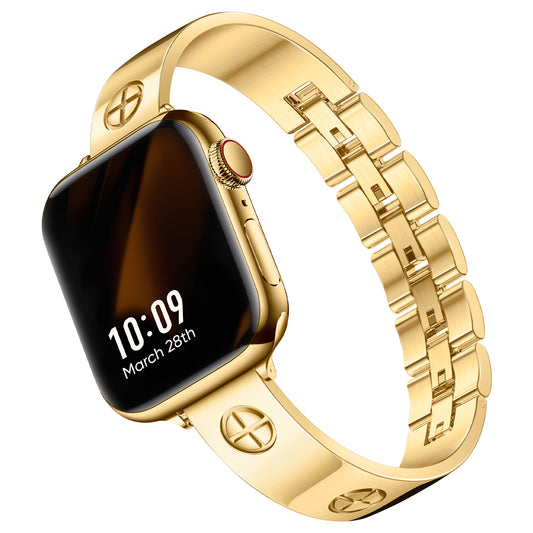 316L Stainless Steel LOVE PLUS Apple Watch Bracelet - 18k Gold Plated