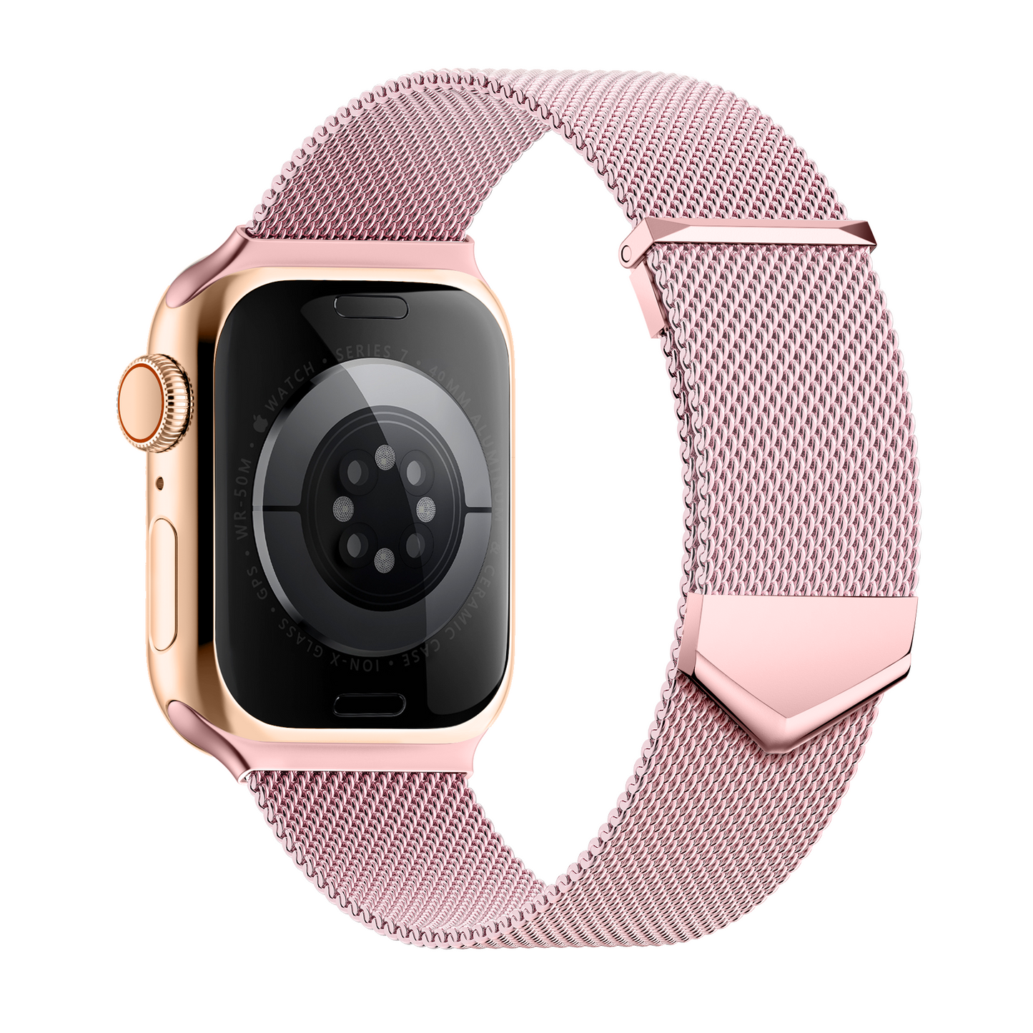 Double Magnet Stainless Steel Apple Watch Bracelet