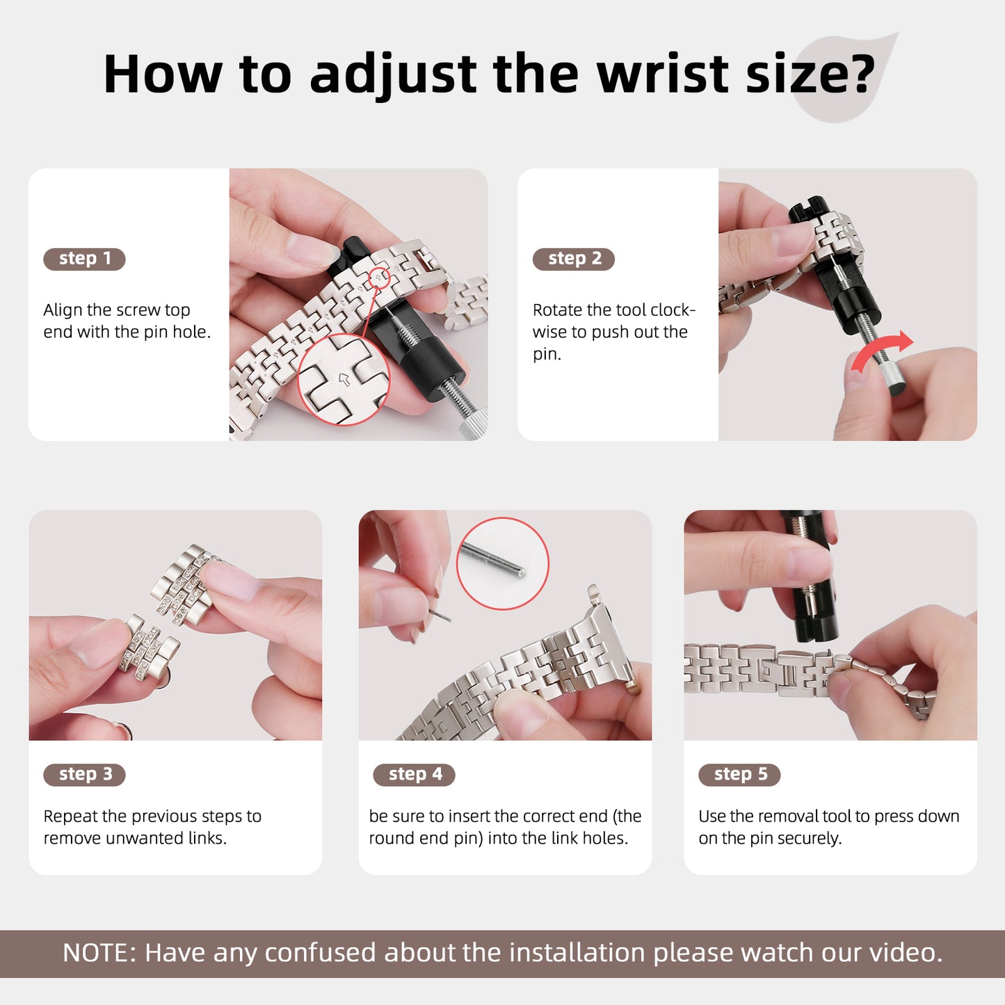 Professional Diamond Apple Watch Bracelet