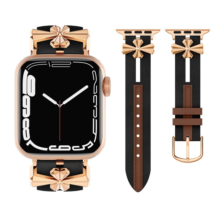Vintage 2-Tone Genuine Leather Wristband