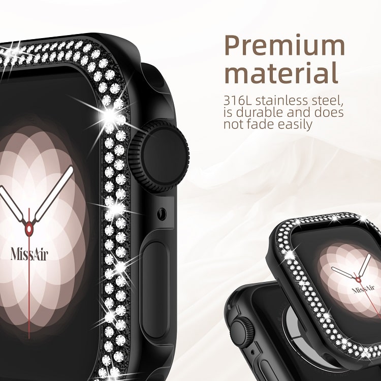 Actual Love Diamond Stainless Steel Apple Watch Bumper