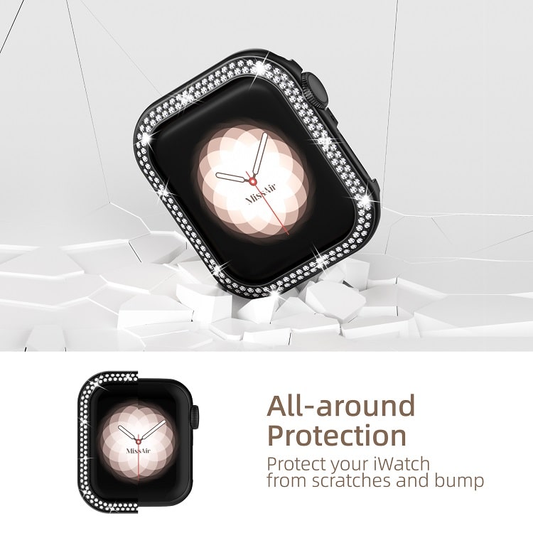 Actual Love Diamond Stainless Steel Apple Watch Bumper
