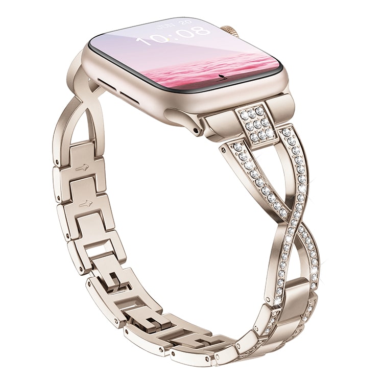 X Bling Rhinestone Metal Bracelet for Apple Watch