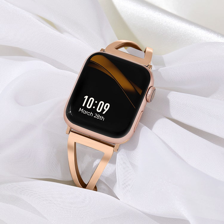 V Shape Stainless Steel Apple Watch Replacement Strap