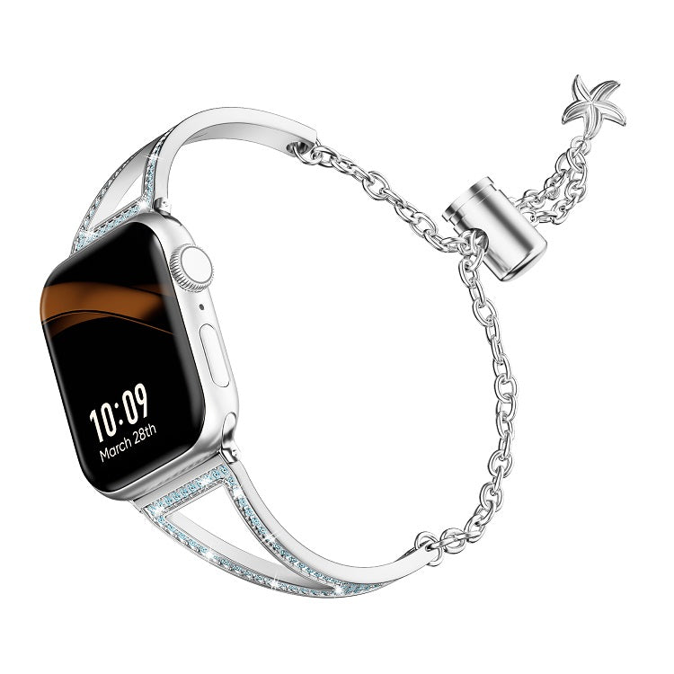 V Shape Stainless Steel Apple Watch Replacement Strap