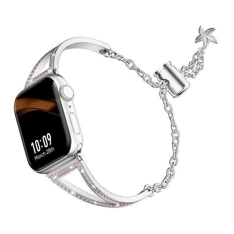 V Shape Stainless Steel Apple Watch Replacement Strap
