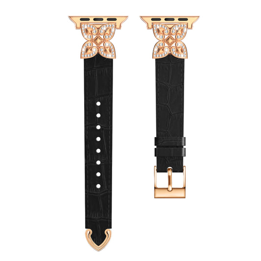 FloraGleam Leather Bracelet Band for Apple Watch