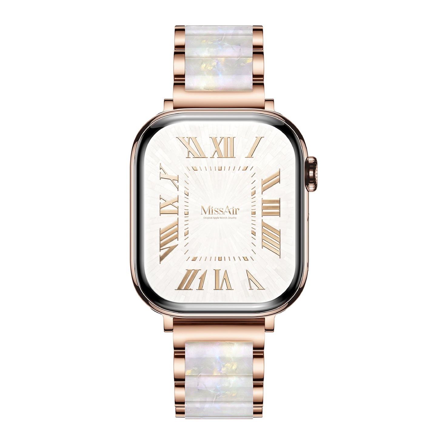 316L Stainless Steel Resin Inlay Apple Watch Bracelet – Adjustable Band