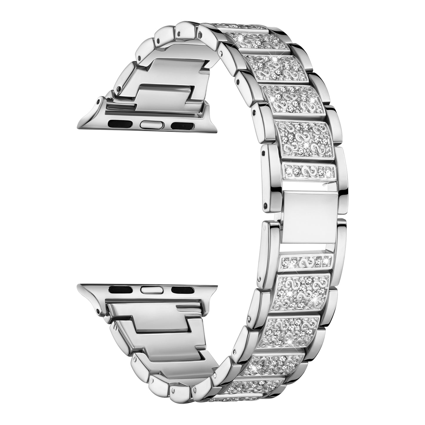 S-Shaped Stainless Steel Bracelet Band for Apple Watch