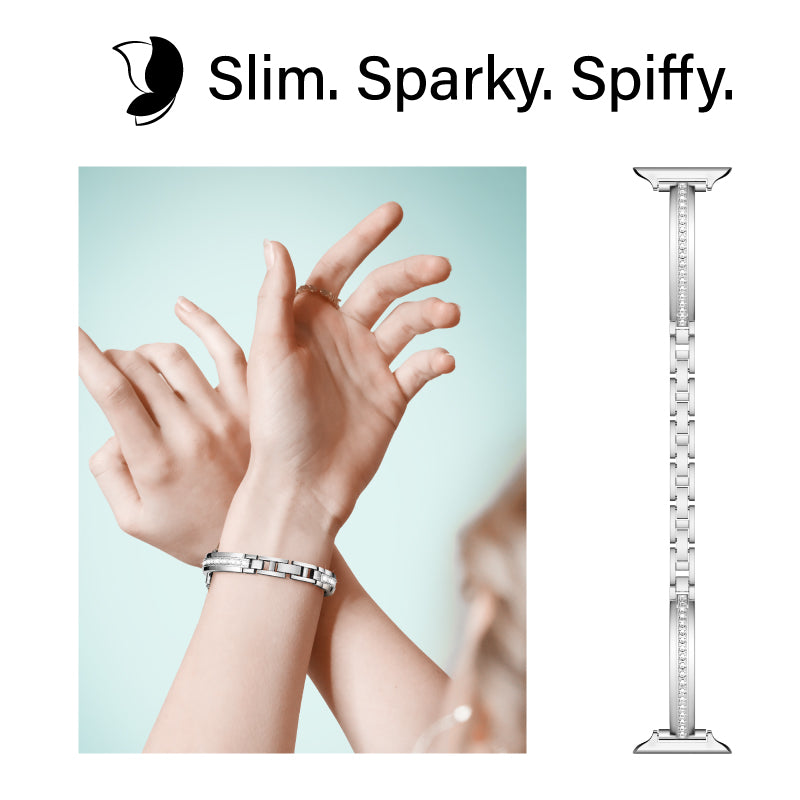 Golden Girl Slim Diamond Apple Watch Bracelet Band