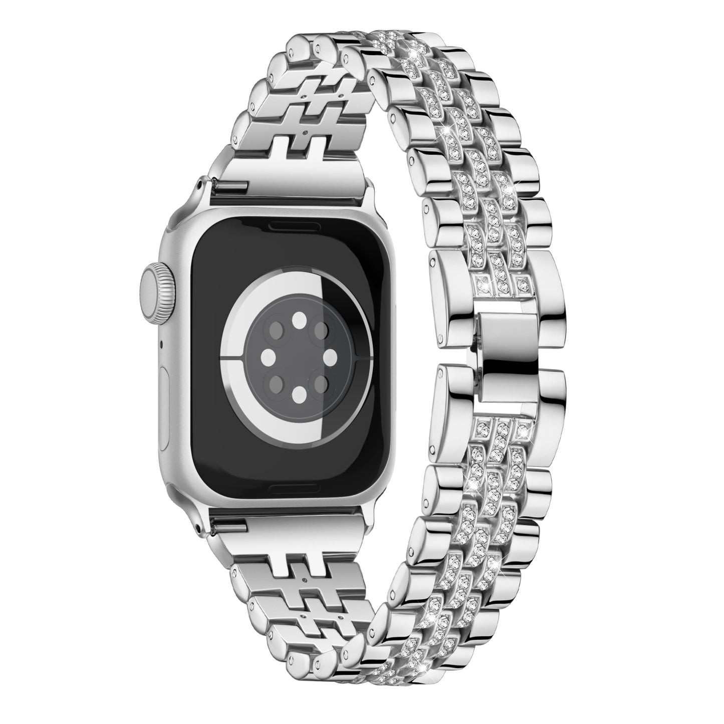Diamond Stainless Steel Bracelet Band for Apple Watch