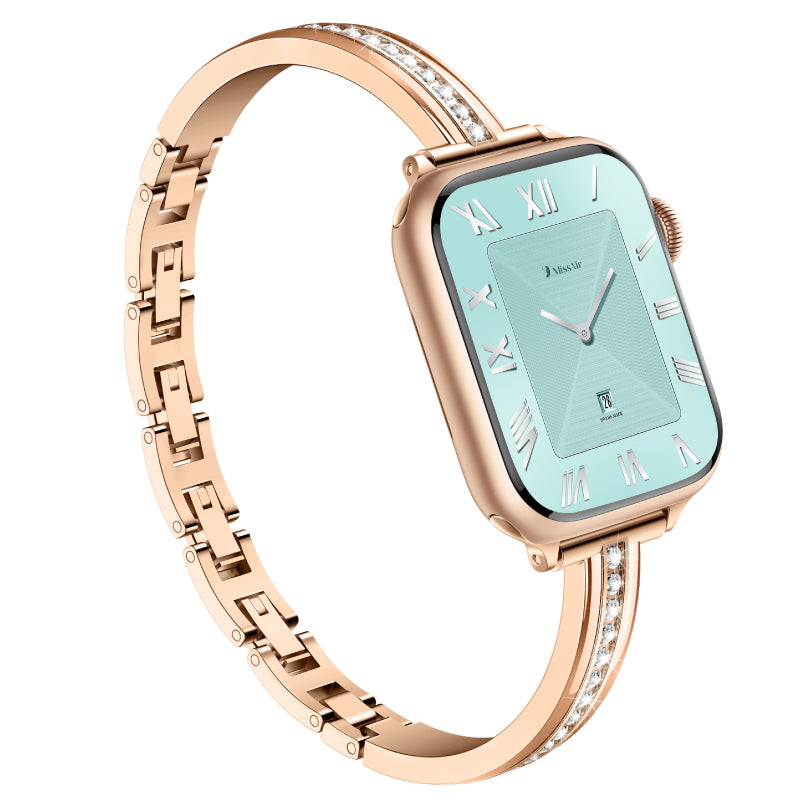 Golden Girl Slim Diamond Apple Watch Bracelet Band