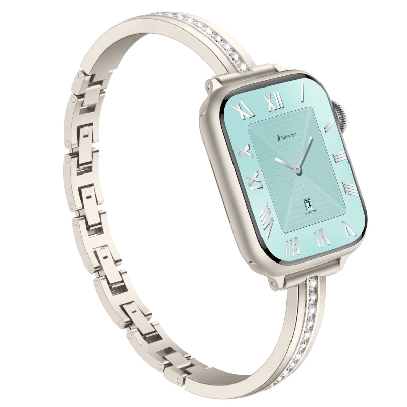 Golden Girl Slim Diamond Apple Watch Bracelet Band