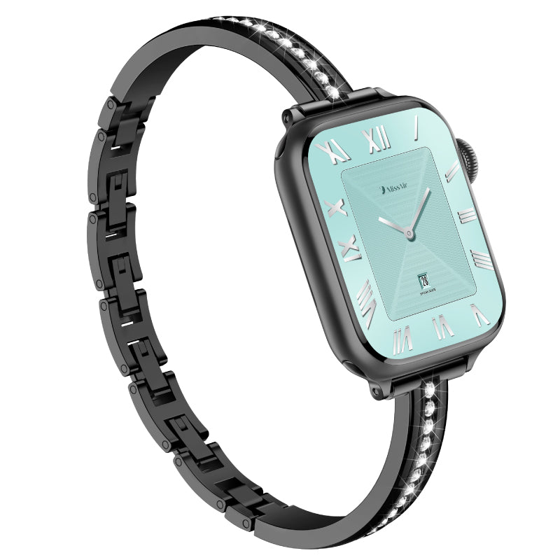 Golden Girl Slim Diamond Apple Watch Bracelet Band