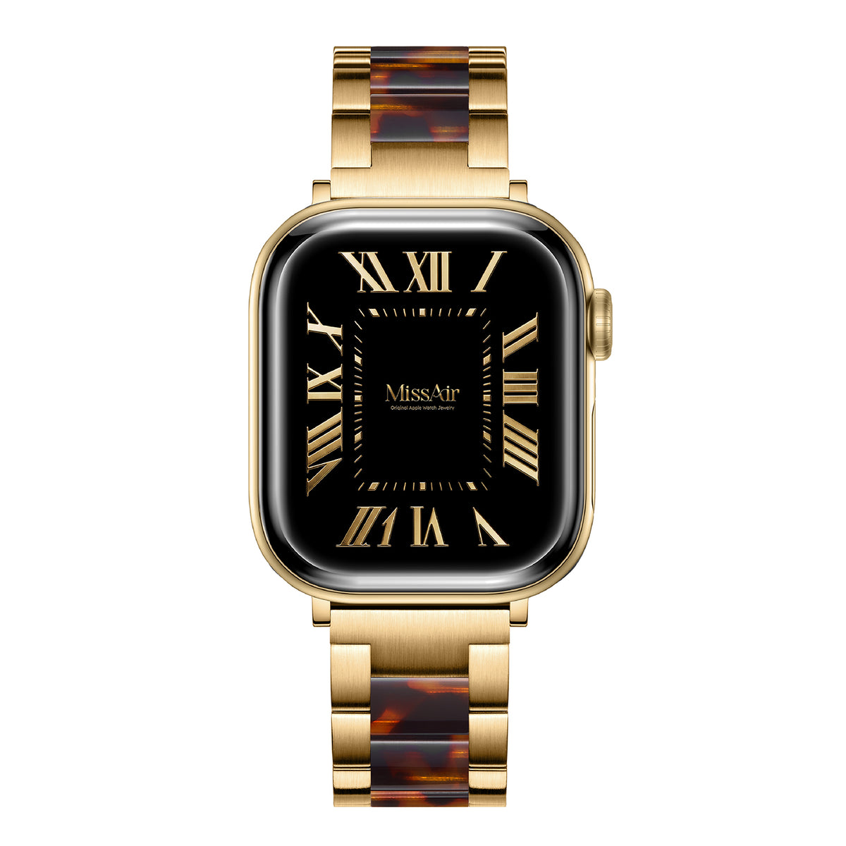 316L Stainless Steel Resin Inlay Apple Watch Bracelet – Adjustable Band