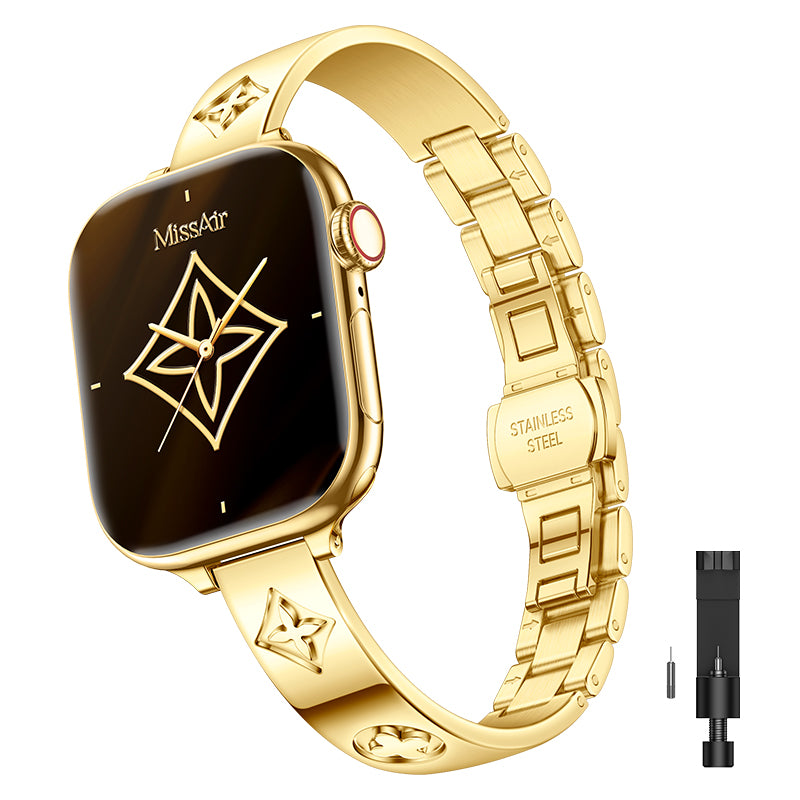 Lattica Apple Watch Bracelet – 316L Stainless Steel Adjustable Jewelry Band