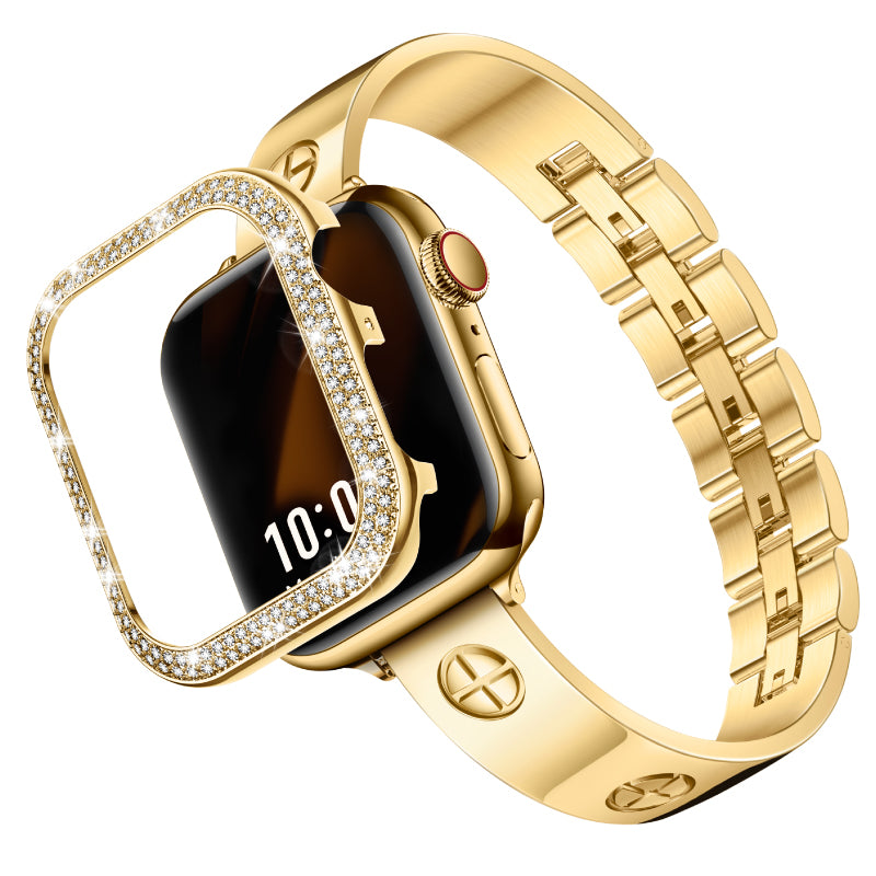 [Bundle] LOVE PLUS Luxury Bracelet Band with Dual-Bling Case