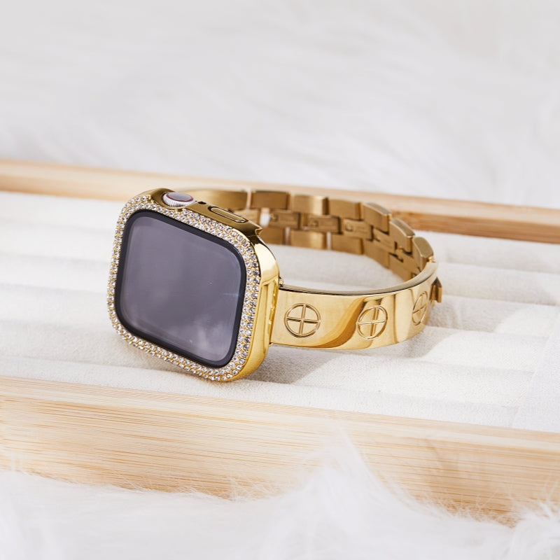 Dual-Bling PC Case for Apple Watch [Series 10 Compatible]