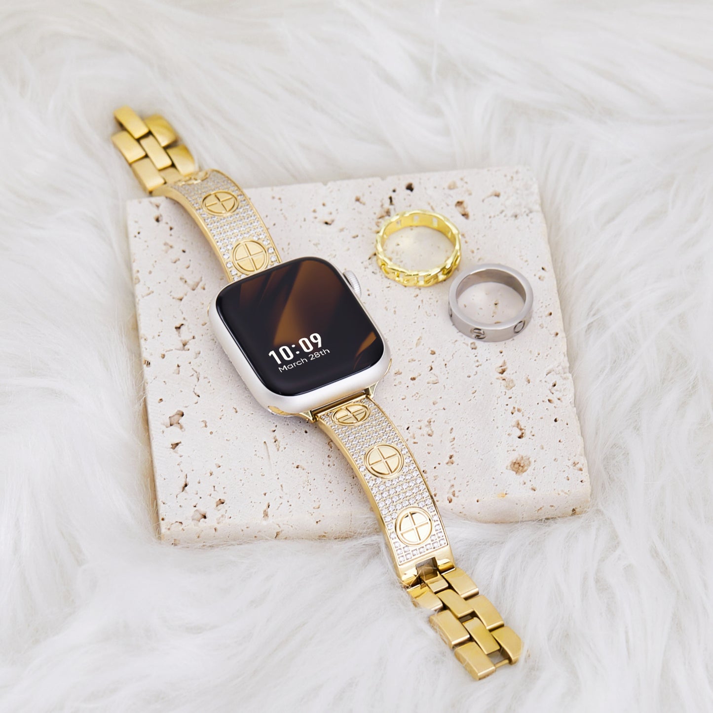 [Special Edit - Full Bling] LOVE PLUS Luxury Bracelet Band for Apple Watch