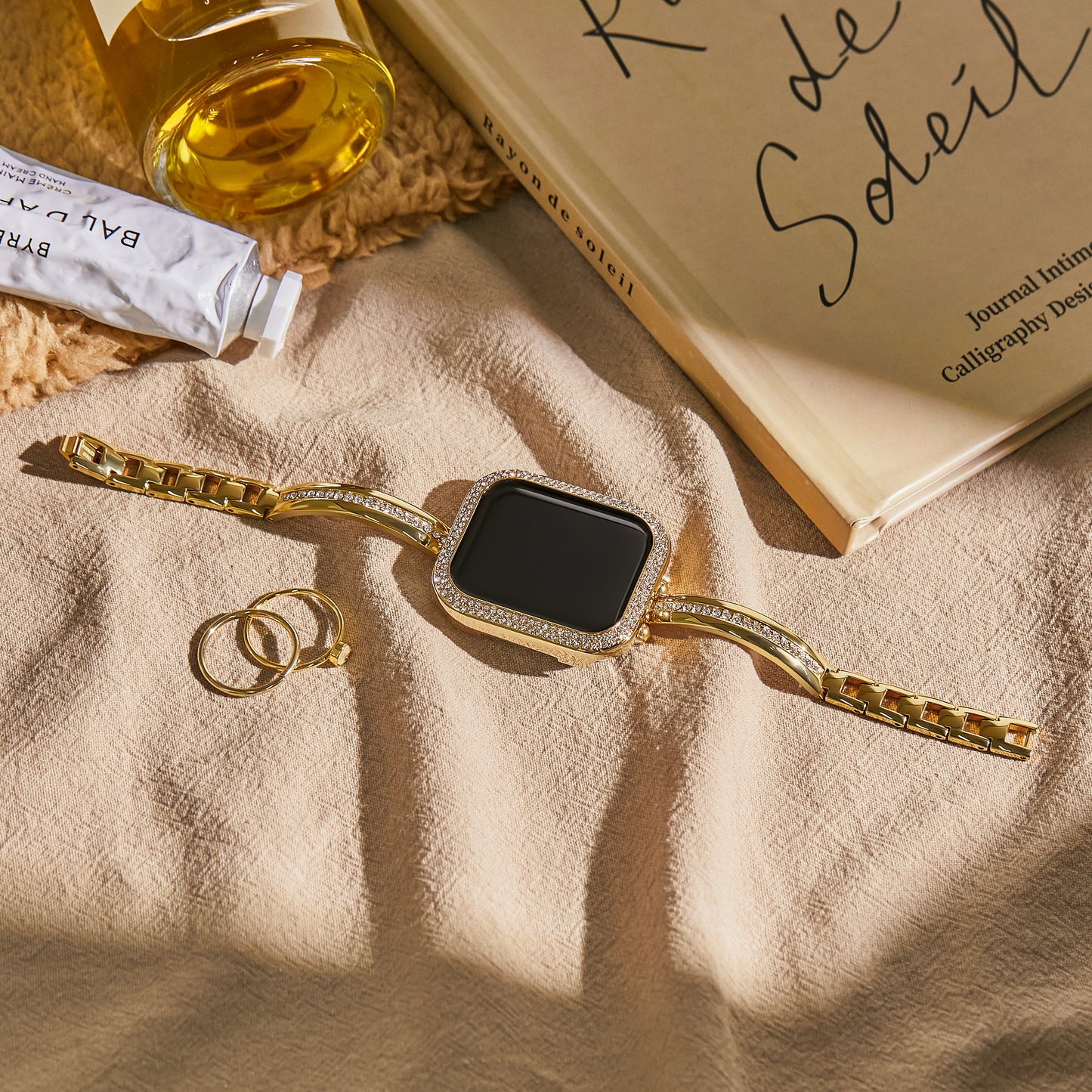 Golden Girl Slim Diamond Apple Watch Bracelet