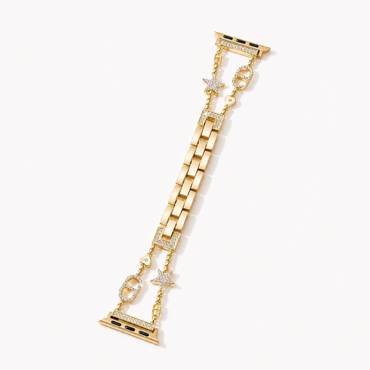 Sparkle Star Apple Watch Bracelet - Metal Rhinestone Strap
