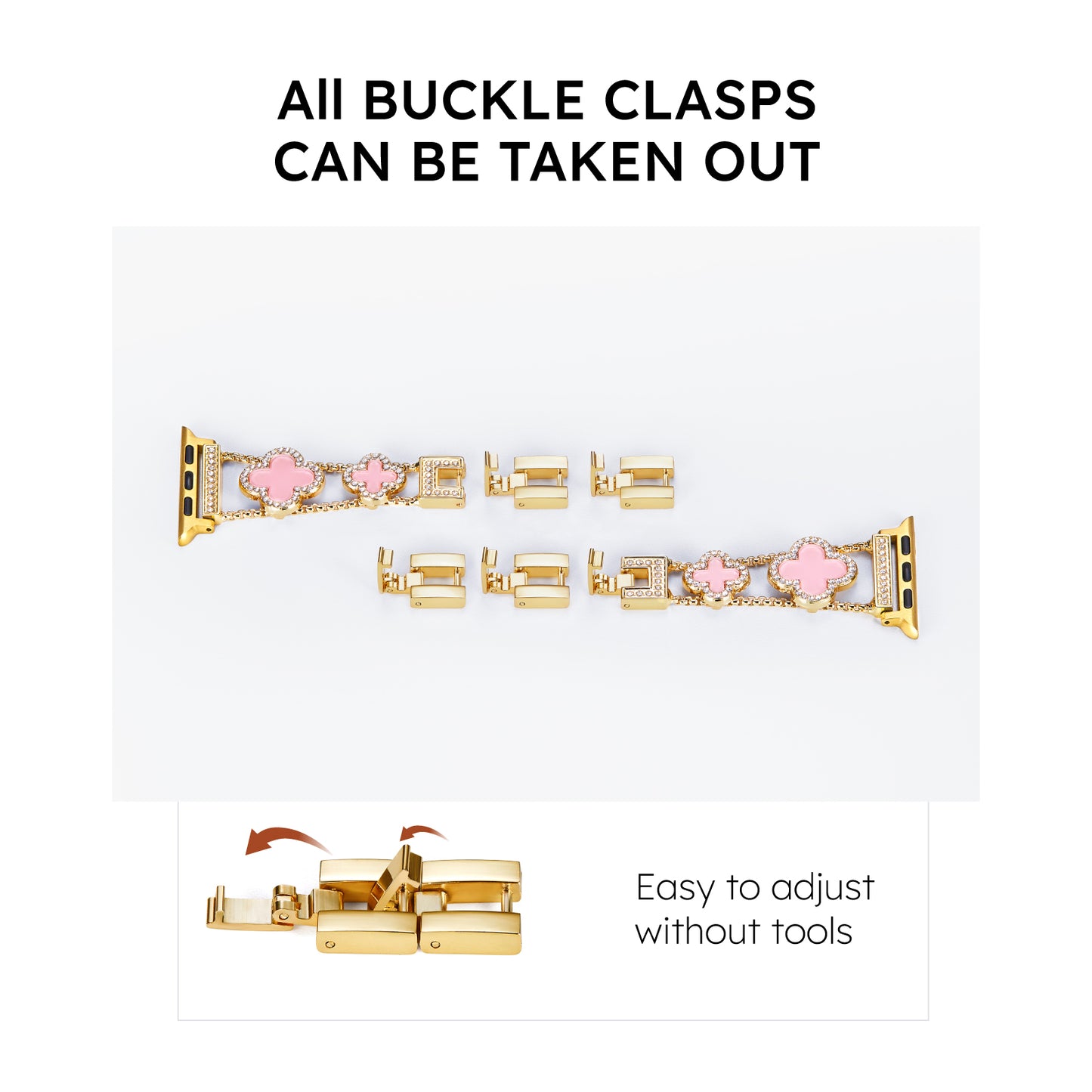 Love&Luck Diamond Metal Band for Apple Watch