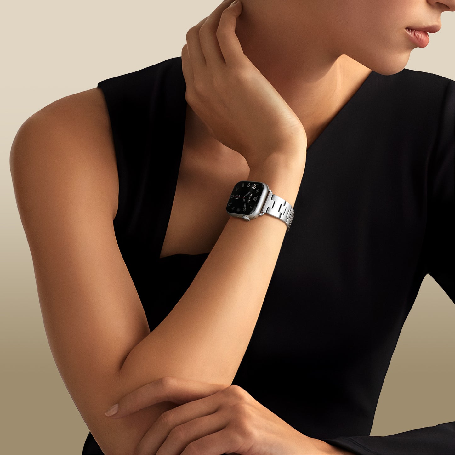 Hallo Band for Apple Watch – 316L Stainless Steel, Brushed Matte Finish