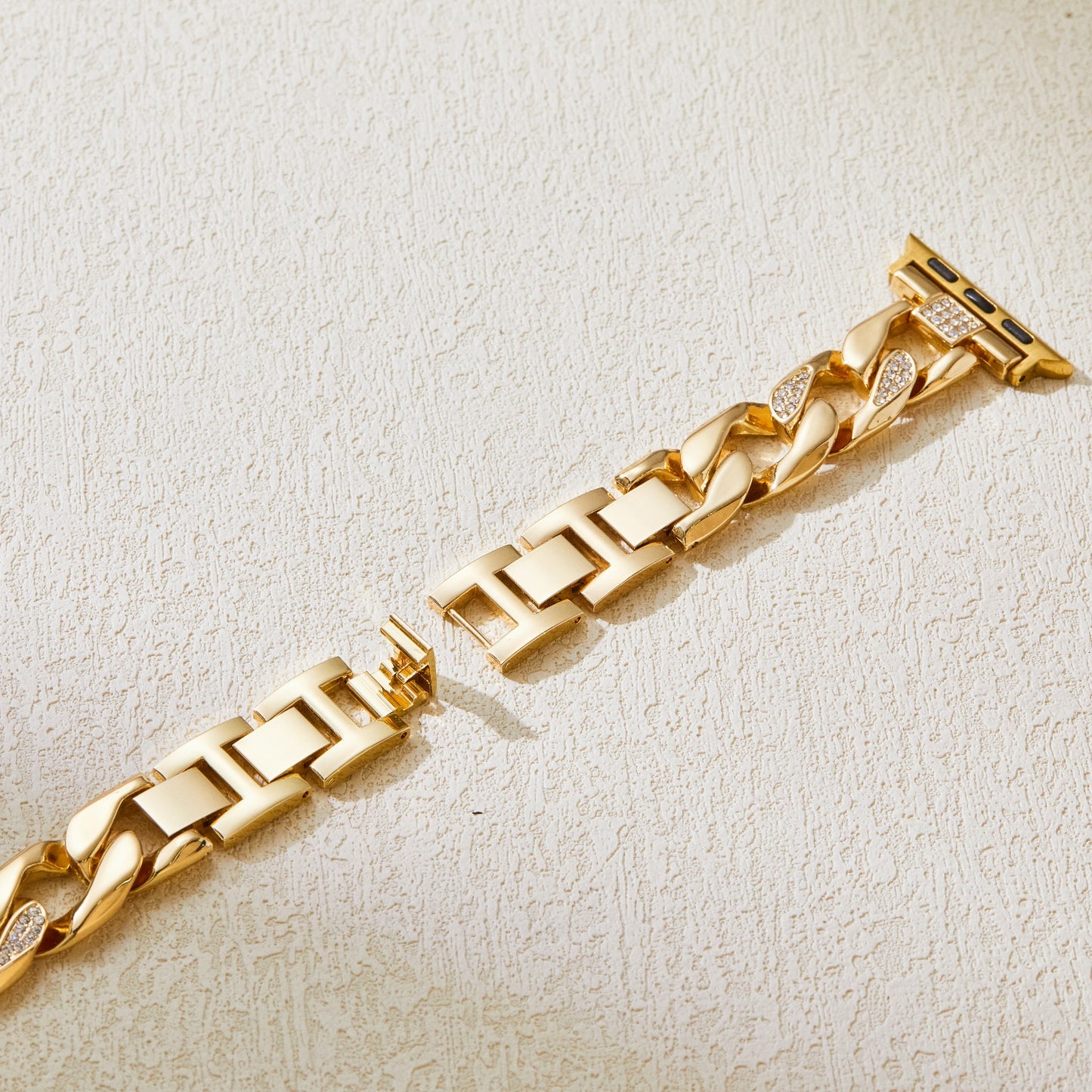 Gold Diamond Bracelet Band for Apple Watch