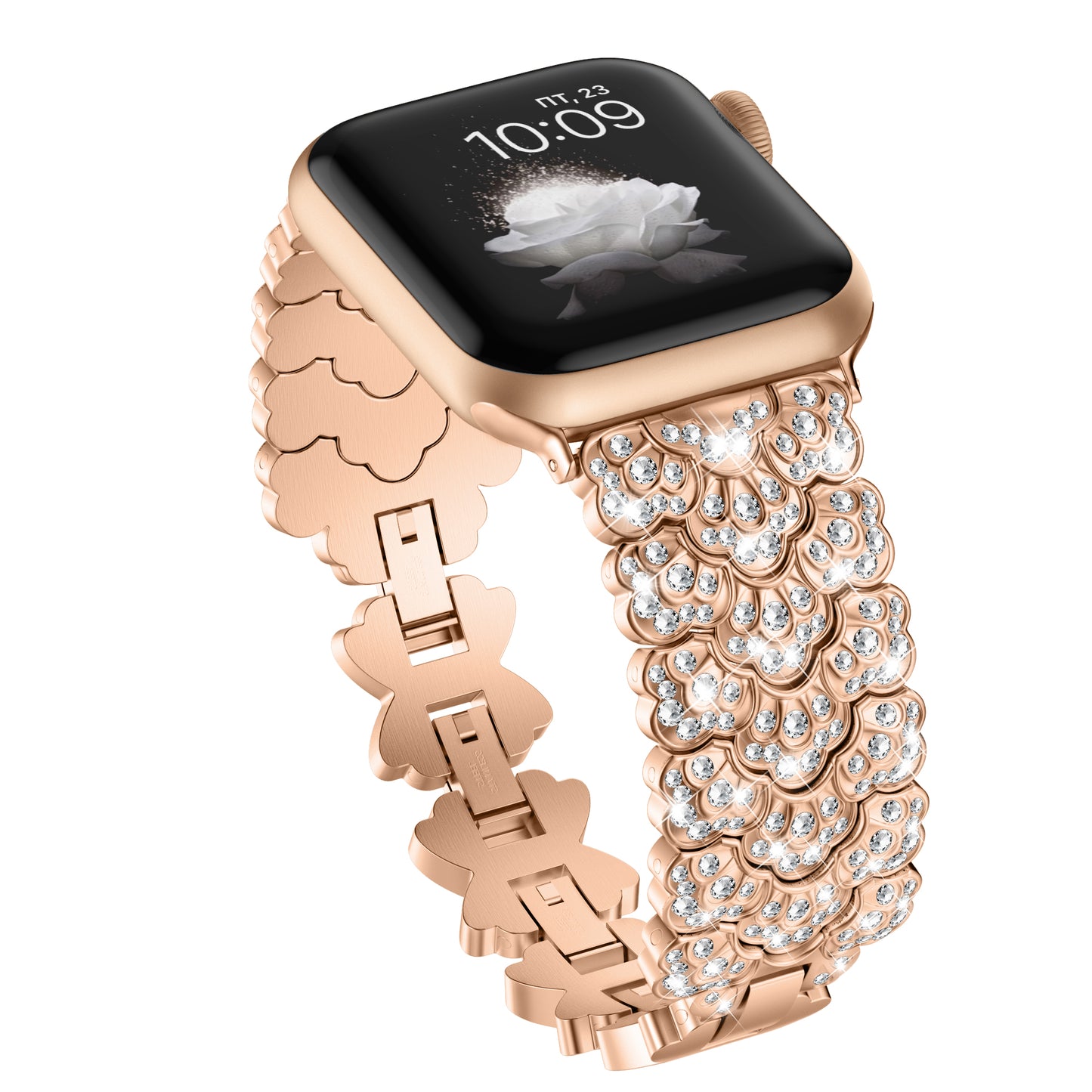 Luxe Bling Petal Chain Band for Apple Watch