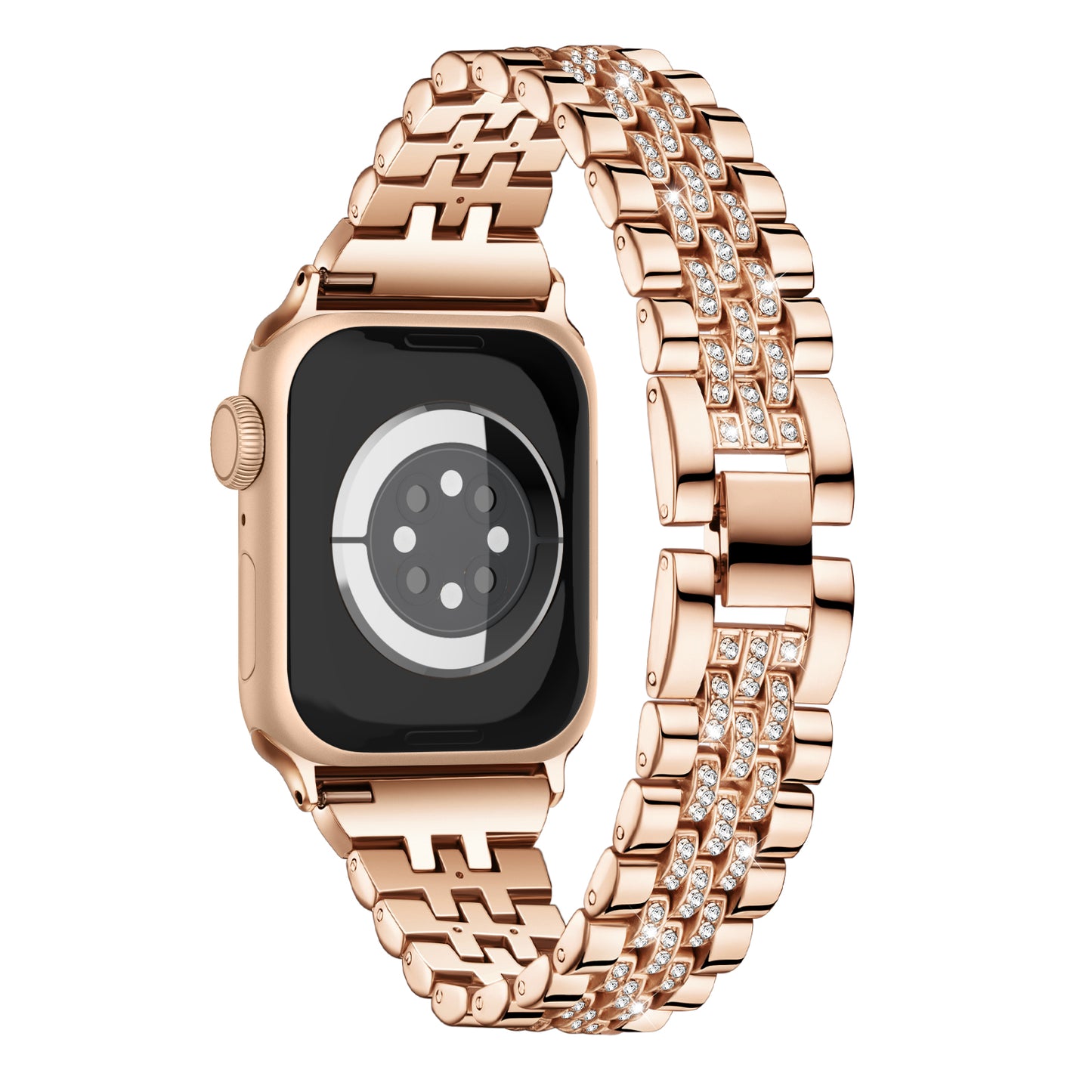 Diamond Stainless Steel Bracelet Band for Apple Watch