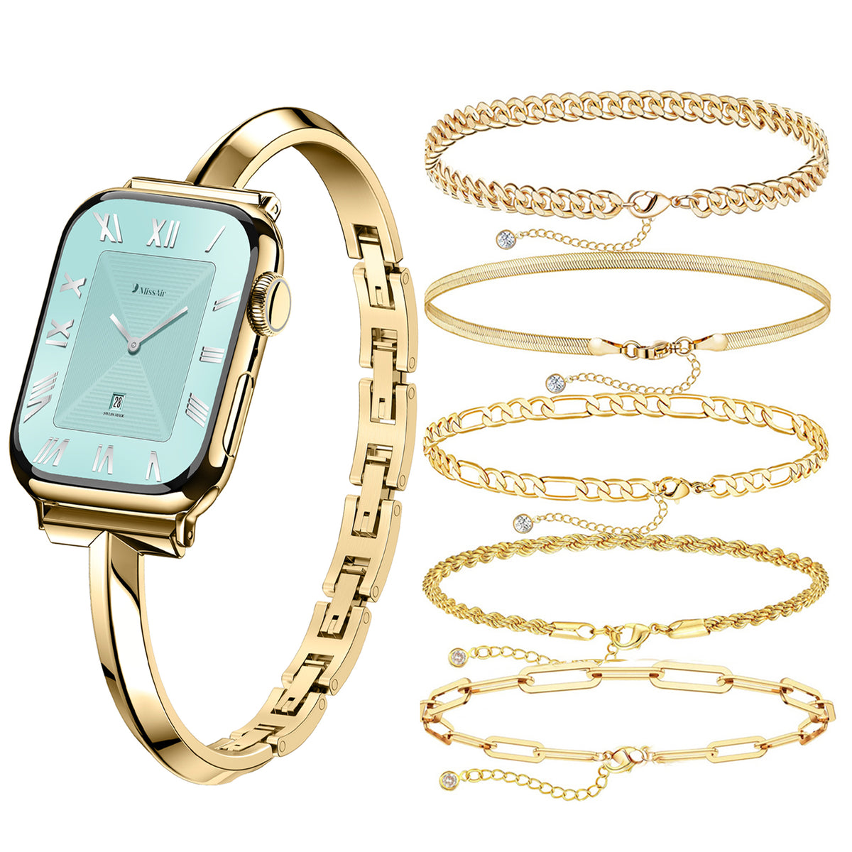 Tiarra Apple Watch Bracelet - 18k Gold Plated